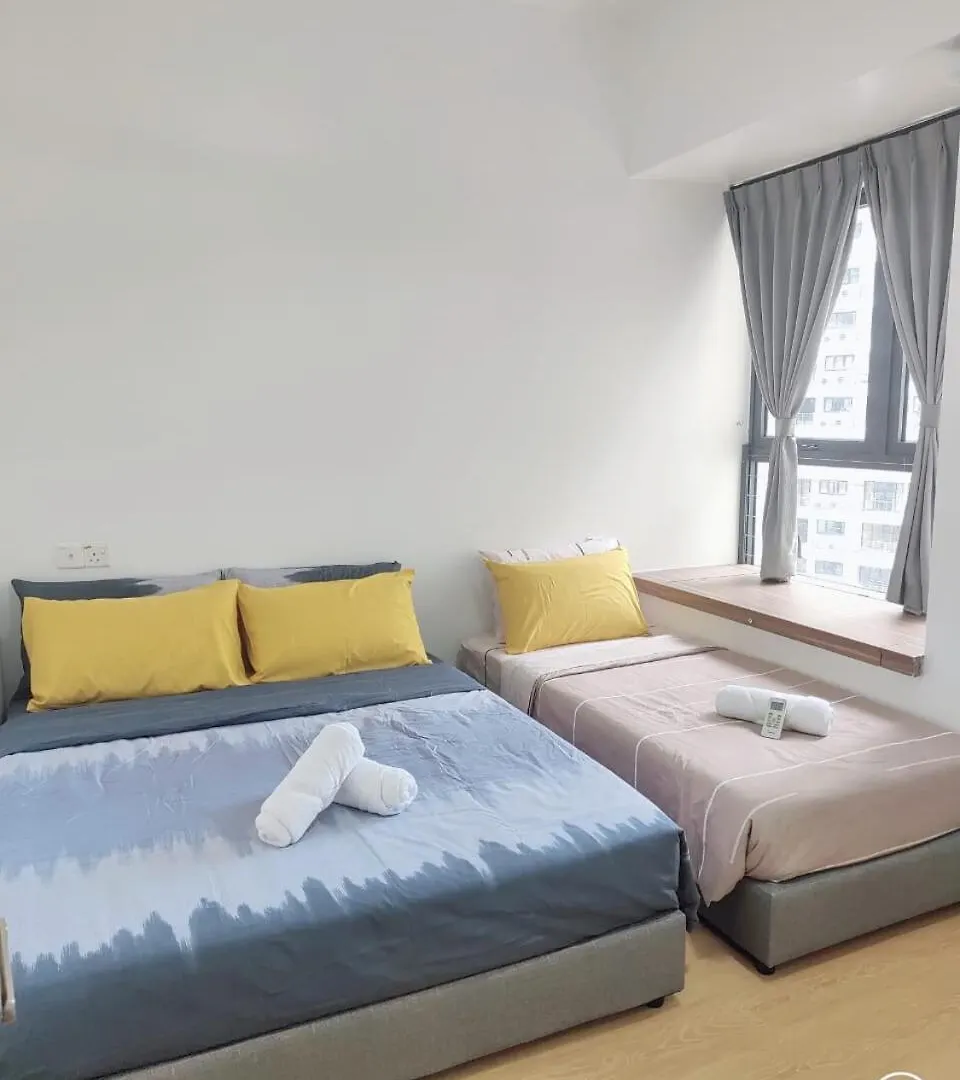 Apartamento 07Johor, Near Ciq, Danga Bay Free Parking 2Br6Pax Johor Bahru 0*,  Malasia